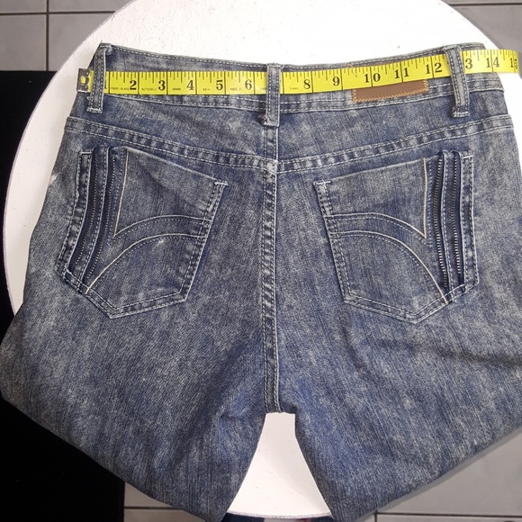 Y2K Vintage 2000’s Hip Hop Rocawear Denim Jeans Zipper Cut Distressed Pants - Picture 8 of 8